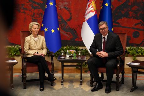 Aleksandar Vučić, Ursula fon der Lajen, Palata Srbije Aleksandar Vučić, Ursula fon der Lajen, Palata Srbije