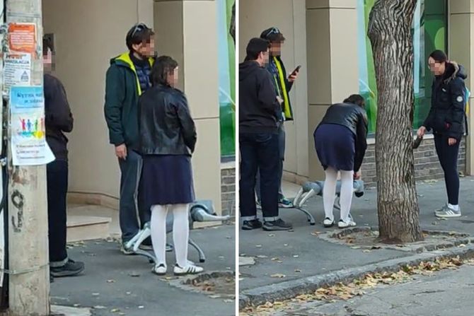 Rusi šetaju robota po Dorćolu