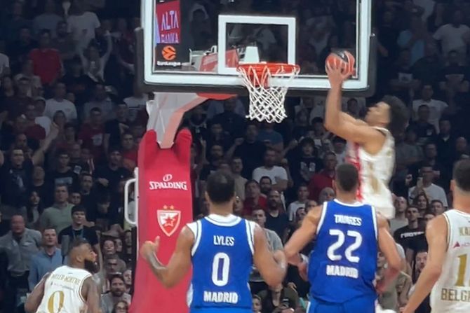 KK Crvena zvezda - KK Real Madrid, Džordan Nvora KK Crvena zvezda - KK Real Madrid, Džordan Nvora