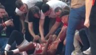 Jago se požrtvovano bacio u publiku, a onda su Arnautović, Radonjić i Leković potezom oduševili Delije