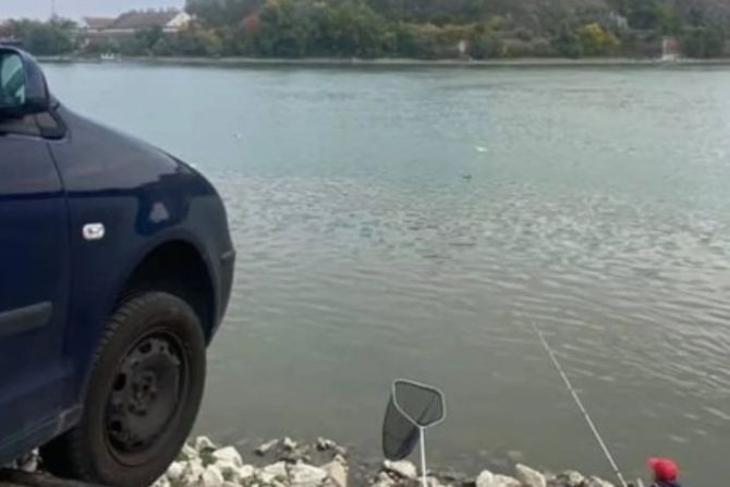 Novi Sad pecanje, ukraden automobil, pecaroši