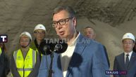 Vučić obilazi radove na tunelu "Iriški venac" na Fruškogorskom koridoru
