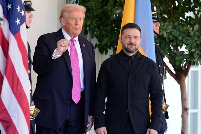 Donald Tramp i Volodimir Zelenski Donald Tramp i Volodimir Zelenski