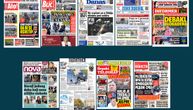 NASLOVNE STRANE SUTRAŠNJIH NOVINA: Prelistavanje štampe za ponedeljak, 20. oktobar 2025. godine