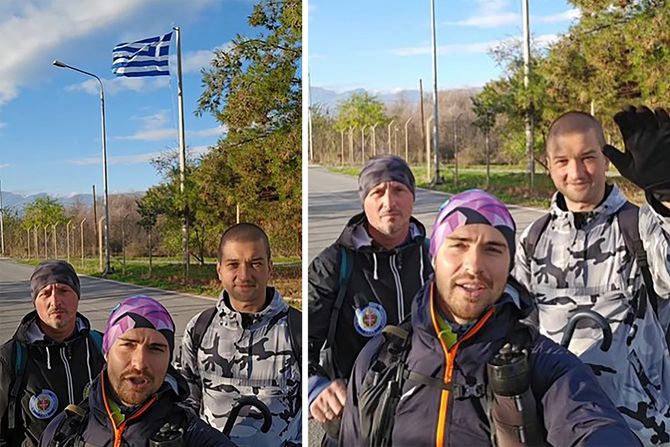 Trojica pripadnika Ministarstva unutrašnjih poslova, Vladimir Penezić, Strahinja Bjelić i Marko Marinković, stigli su u Grčku