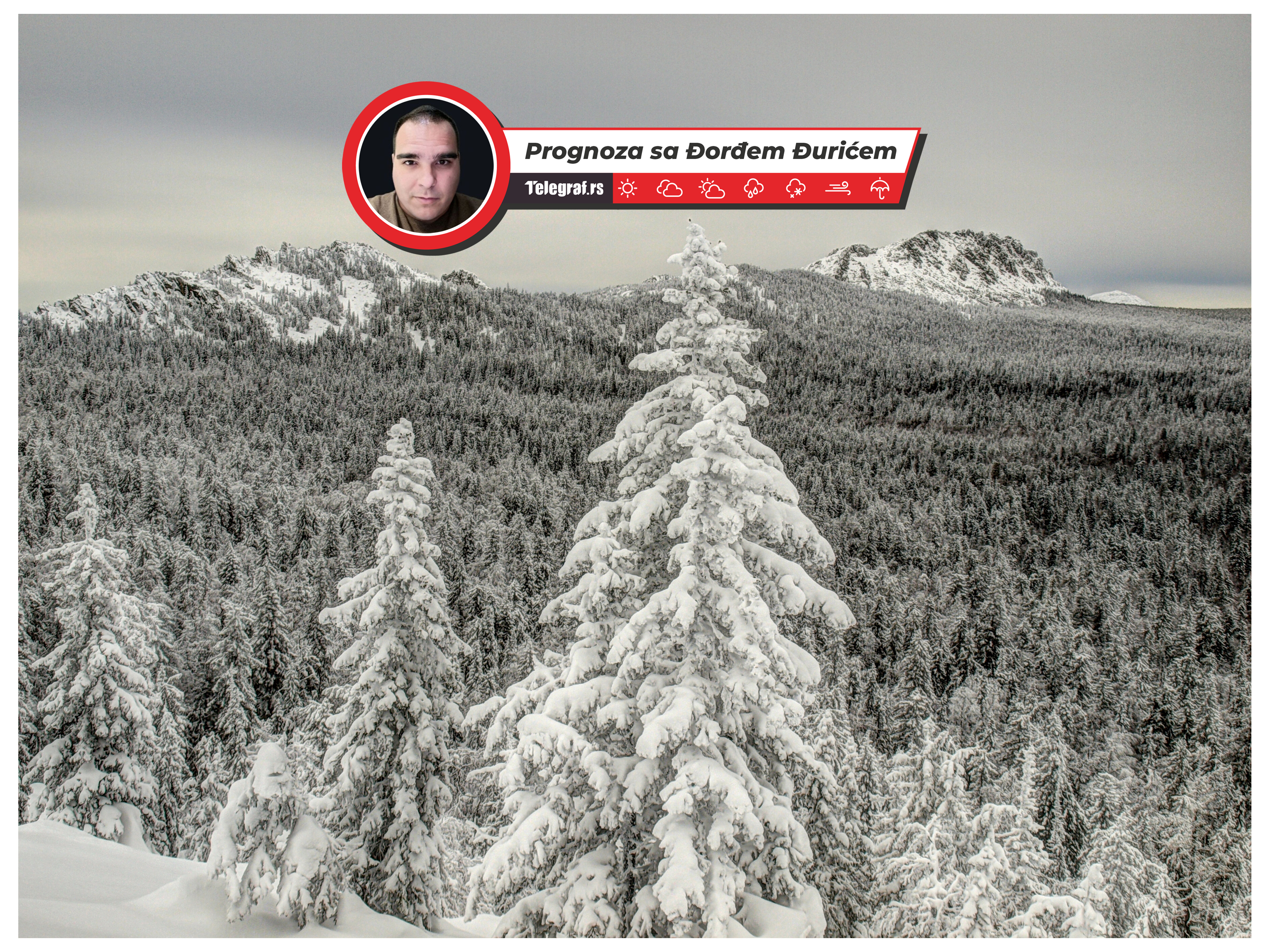 Sve je zavejano! Sneg i dalje pada, temperatura -1°C: U ovim delovima Srbije ZIMA se ne predaje