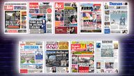 NASLOVNE STRANE SUTRAŠNJIH NOVINA: Prelistavanje štampe za sredu, 22. oktobar 2025. godine