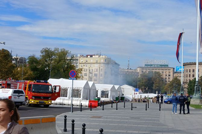 Skupština Srbije, požar Skupština Srbije, požar