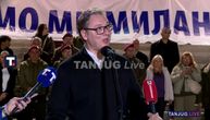 Vučić na skupu podrške upucanom Milanu Bogdanoviću: Primio metak zato što drugačije vidi budućnost Srbije