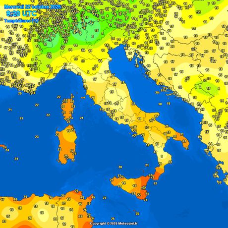 Trenutne temperature vazduha Trenutne temperature vazduha