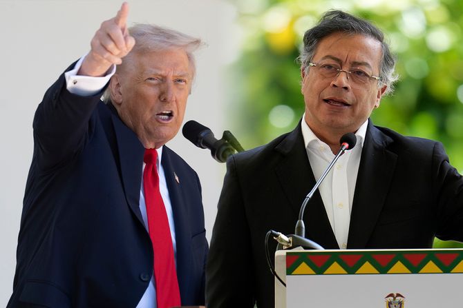Donald Tramp, Gustavo Petro Donald Tramp, Gustavo Petro