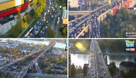 Potpuni kolaps u Beogradu: Ljudi zaglavljeni u kolonama, gužve na mostovima, ali i u centru, vozila mile