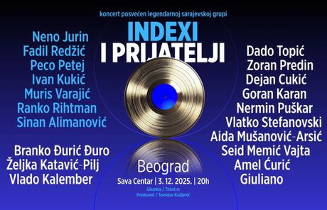 Indexi i prijatelji - Sava Centar Indexi i prijatelji - Sava Centar