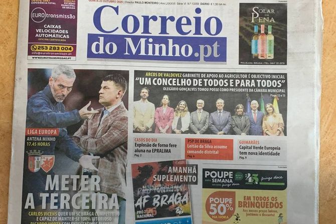 Braga, Novine Braga, Novine