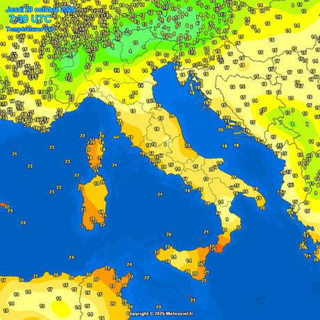 Trenutne temperature vazduha Trenutne temperature vazduha