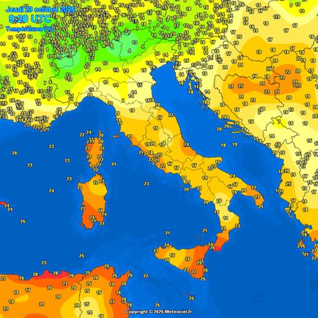 Trenutne temperature vazduha Trenutne temperature vazduha