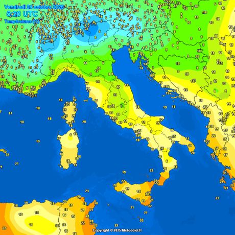 Trenutne temperature vazduha Trenutne temperature vazduha