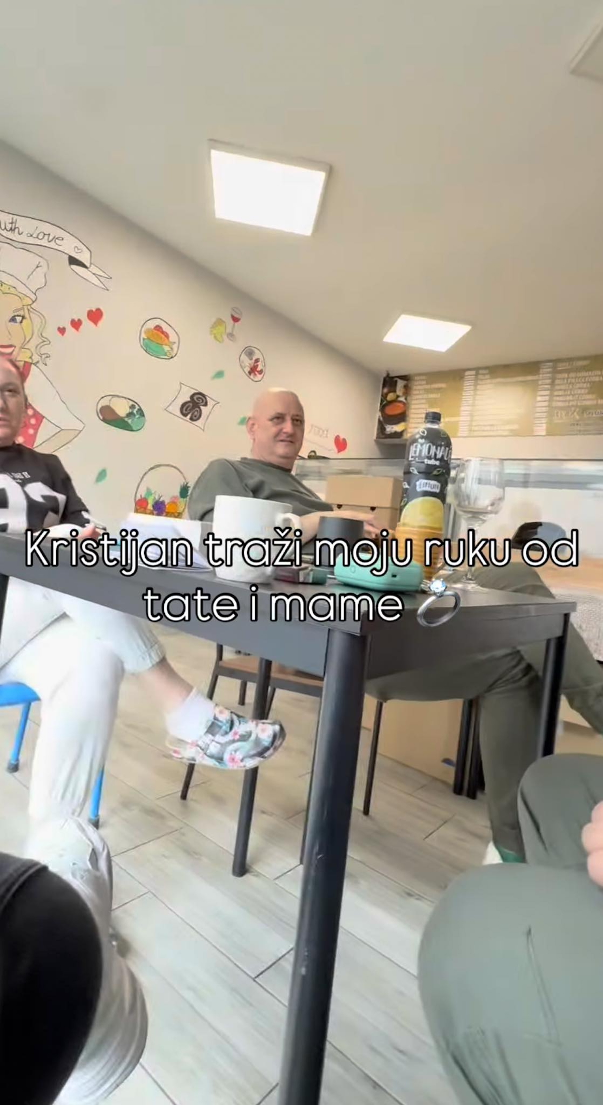 Kristijan Golubović prosi Kristinu, otišao kod njenih roditelja da traži ruku: Ona sve snimila i objavila