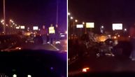 Užas na Mostu na Adi: Automobil smrskan, ima teško povređenih, saobraćaj zaustavljen