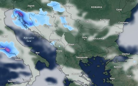 Trenutne temperature vazduha i padavine Trenutne temperature vazduha i padavine