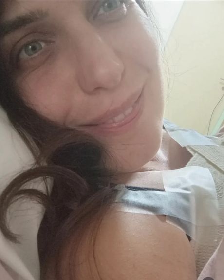 Branka Otašević nakon operacije Branka Otašević nakon operacije
