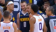 Nikola Jokić napravio brutalan faul, klinac iz Finiksa mu se uneo u lice, a reakcija Srbina je hit