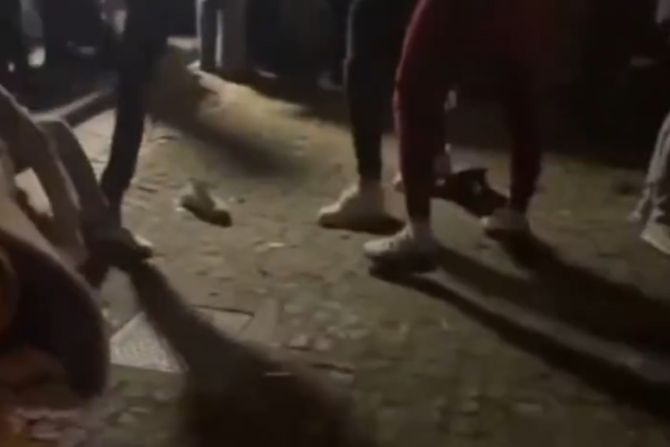 Tuča, prebijanje, Novo Mesto, Slovenija