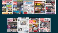 NASLOVNE STRANE SUTRAŠNJIH NOVINA: Prelistavanje štampe za utorak, 28. oktobar 2025. godine