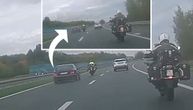 Bezumna vožnja na auto-putu! SAZNAJEMO: Vozač mercedesa, koji se zaleteo na motoristu KAŽNJEN!