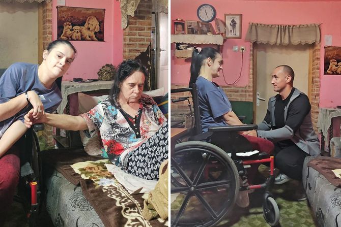 Porodica Dobrić, majka slepa i nepokretna, ćerka nepokretna Porodica Dobrić, majka slepa i nepokretna, ćerka nepokretna