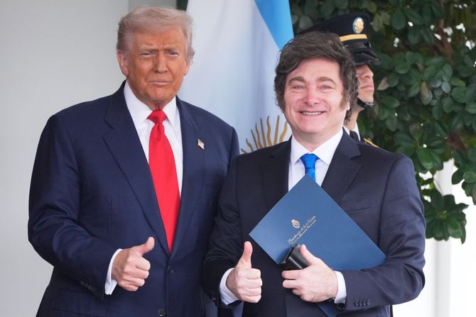 Donald Tramp i Havijer Milej