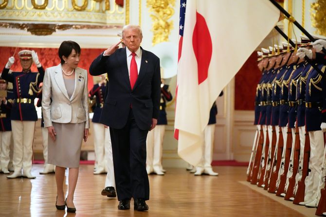 Sanae Takaiči i Donald Tramp Sanae Takaiči i Donald Tramp