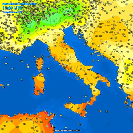 Trenutne temperature vazduha