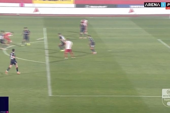 Milan Kolarević, gol Milan Kolarević, gol