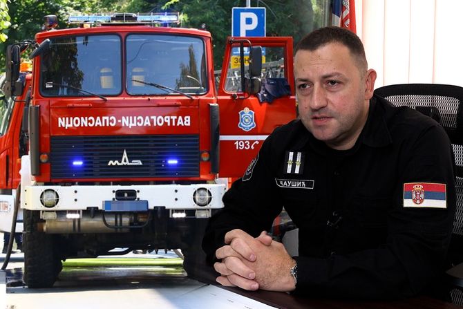 Luka Čaušić, vatrogasna kola