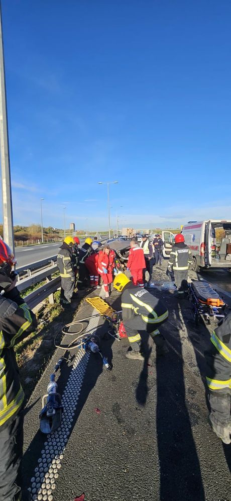 Obilaznica kod Novog Sada, saobraćajna nesreća