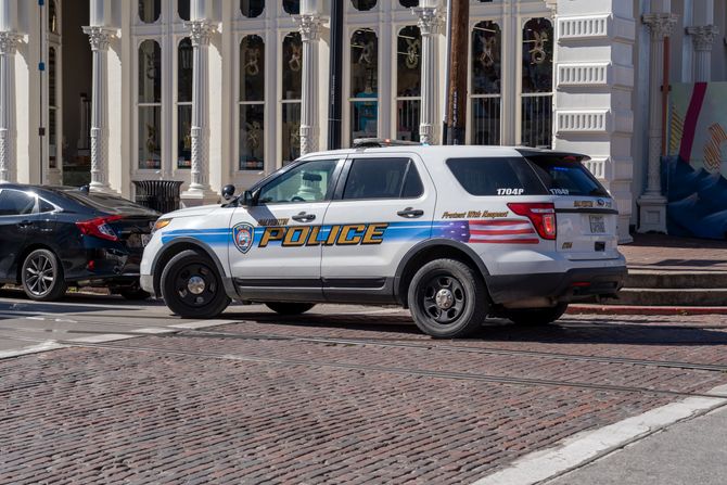 Policija, Galveston, Teksas