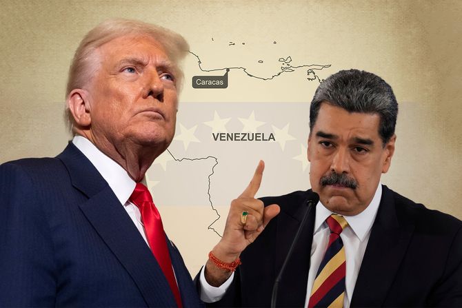 Donald Tramp, Nikolas Maduro Donald Tramp, Nikolas Maduro