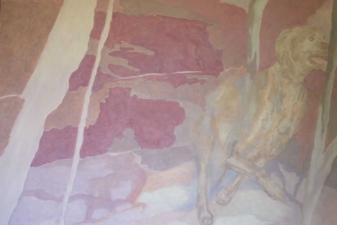 Kristina Cvetuljski - No easy way out IV, ulje na platnu, 2025. Kristina Cvetuljski - No easy way out IV, ulje na platnu, 2025.