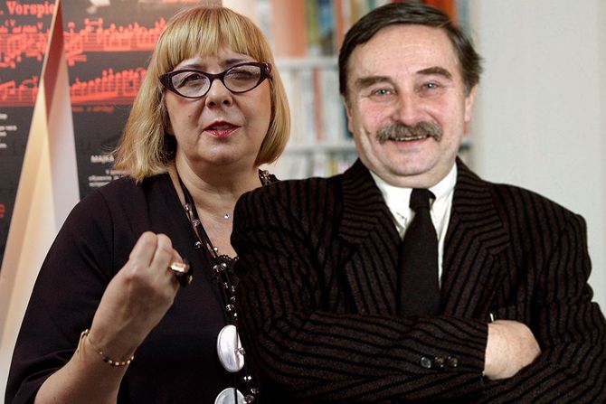 Milorad Pavić i Jasmina Mihajlović Milorad Pavić i Jasmina Mihajlović