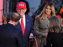 Noć veštica, Bela kuća, Donald i Melanija Tramp