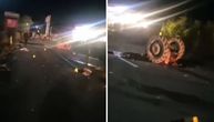 Teška saobraćajna nezgoda kod Blaca: Vozač traktora u teškom stanju, vozač automobila pobegao