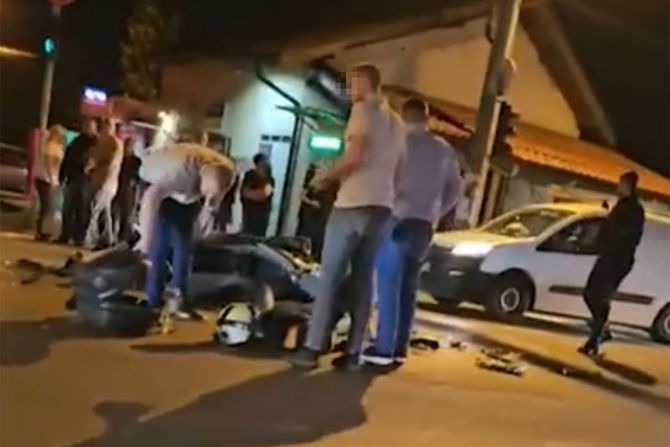 Zrenjaninski put , saobraćajna nesreća, motociklista