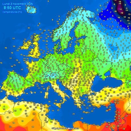 Trenutne temperature vazduha