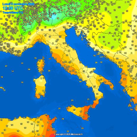 Trenutne temperature vazduha