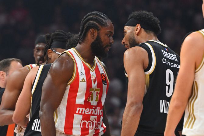 Semi Odželej i Armel Traore - KK Crvena zvezda - KK Asvel