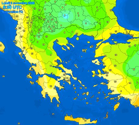 Trenutne tempertature vazduha