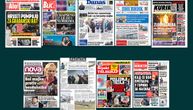 NASLOVNE STRANE SUTRAŠNJIH NOVINA: Prelistavanje štampe za utorak, 4. novembar 2025. godine