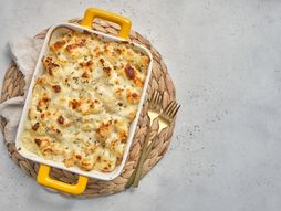 karfiol zapečene makarone