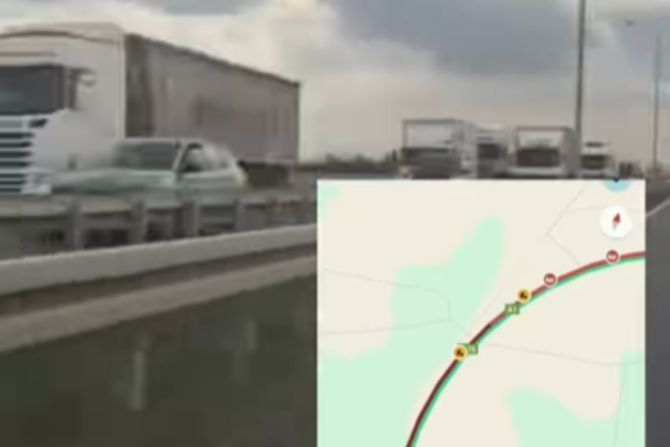 gužva, kolona, batajnica-dobaovačka petlja